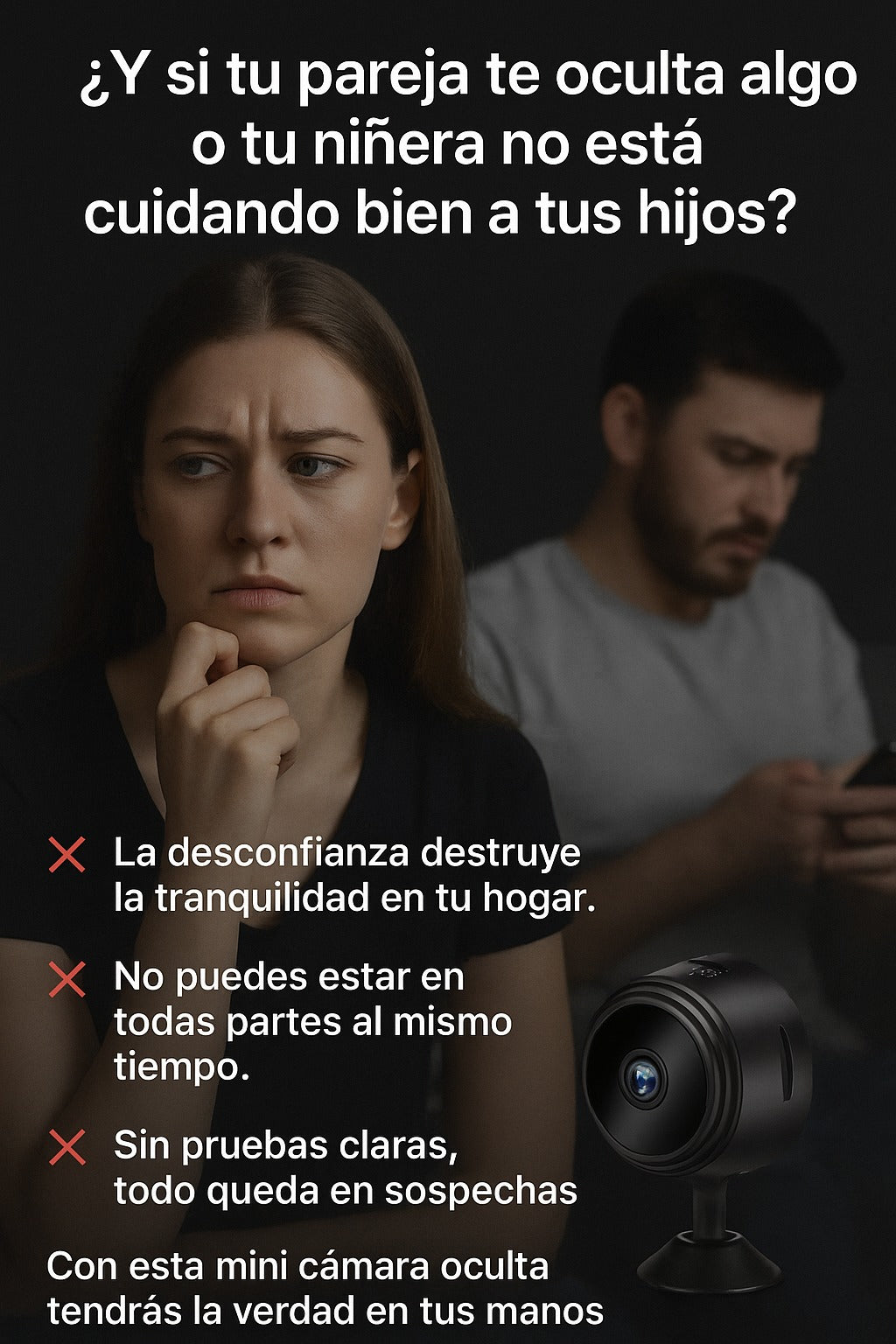Mini cámara espía GhostCam para vigilar tu hogar y a tus hijos
