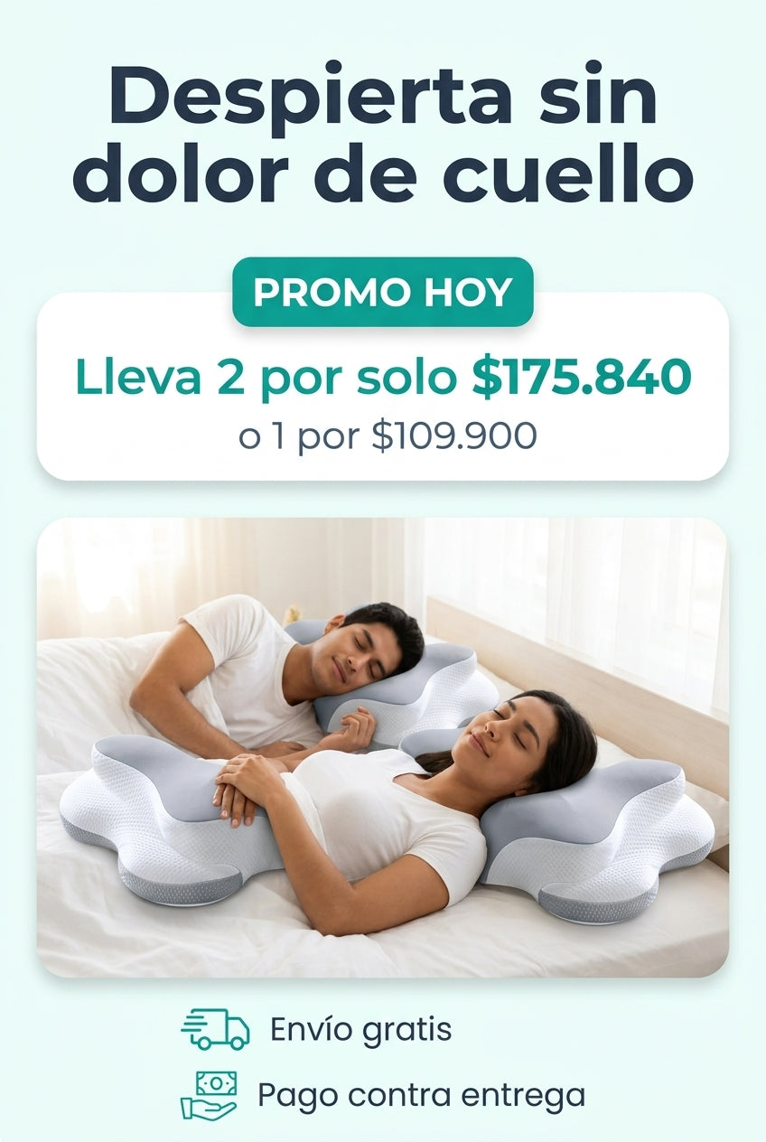 Promo hoy: lleva 2 almohadas CerviDream por $175.840 con envío gratis y pago contra entrega