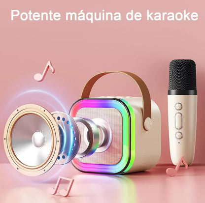 KaraokeFun Pro-Micrófono Inalámbrico y Altavoz Portátil